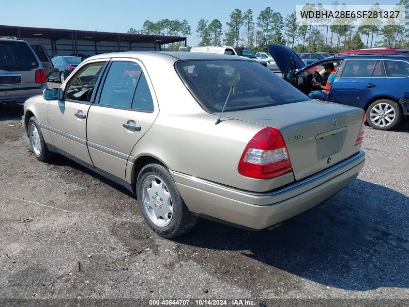 1995 Mercedes-Benz C 280 VIN: WDBHA28E6SF281327 Lot: 40544707