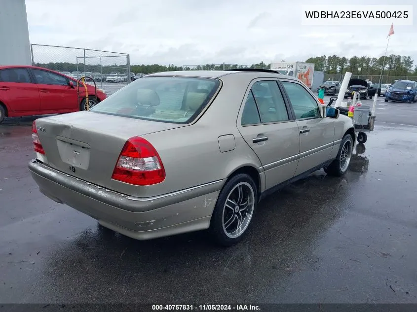 1997 Mercedes-Benz C 230 VIN: WDBHA23E6VA500425 Lot: 40757831