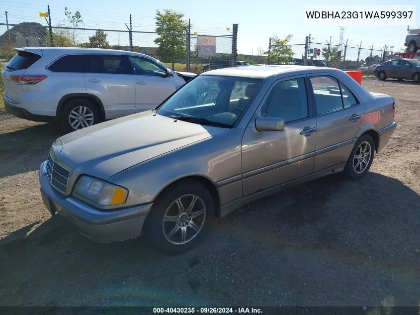 1998 Mercedes-Benz C 230 VIN: WDBHA23G1WA599397 Lot: 40430235