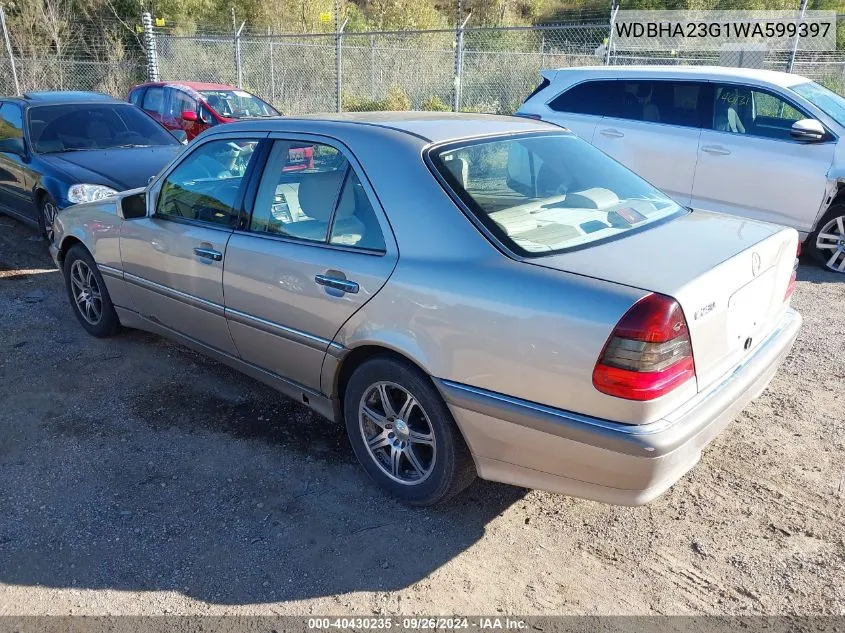 1998 Mercedes-Benz C 230 VIN: WDBHA23G1WA599397 Lot: 40430235