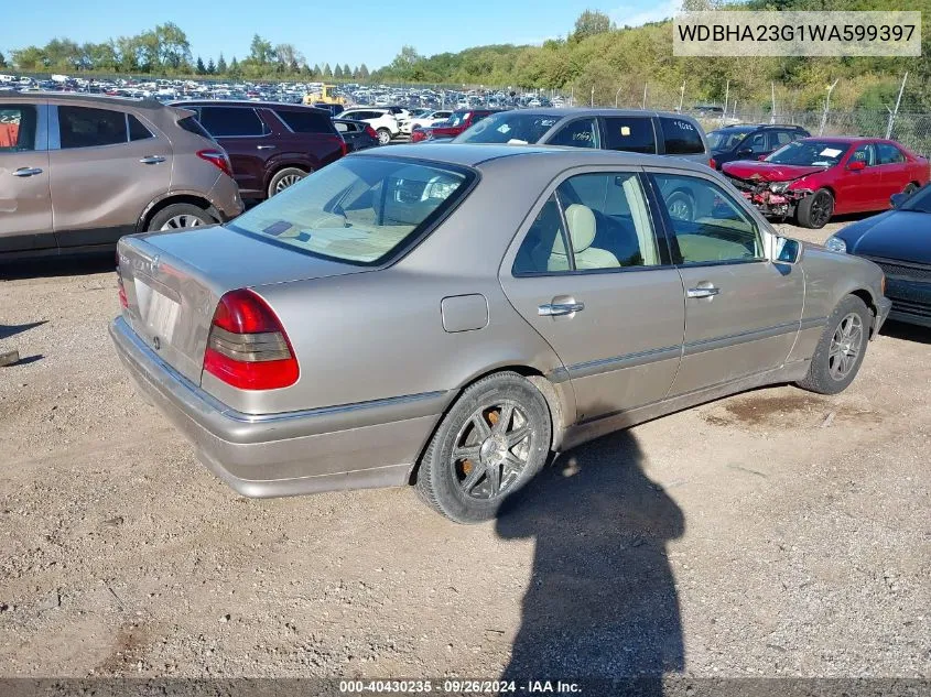 1998 Mercedes-Benz C 230 VIN: WDBHA23G1WA599397 Lot: 40430235