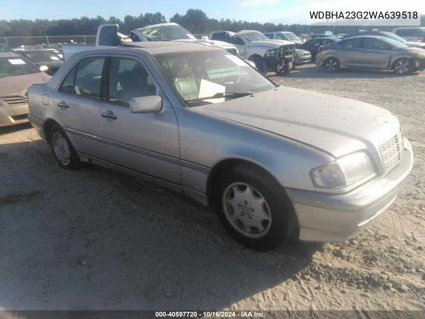 1998 Mercedes-Benz C 230 VIN: WDBHA23G2WA639518 Lot: 40597720