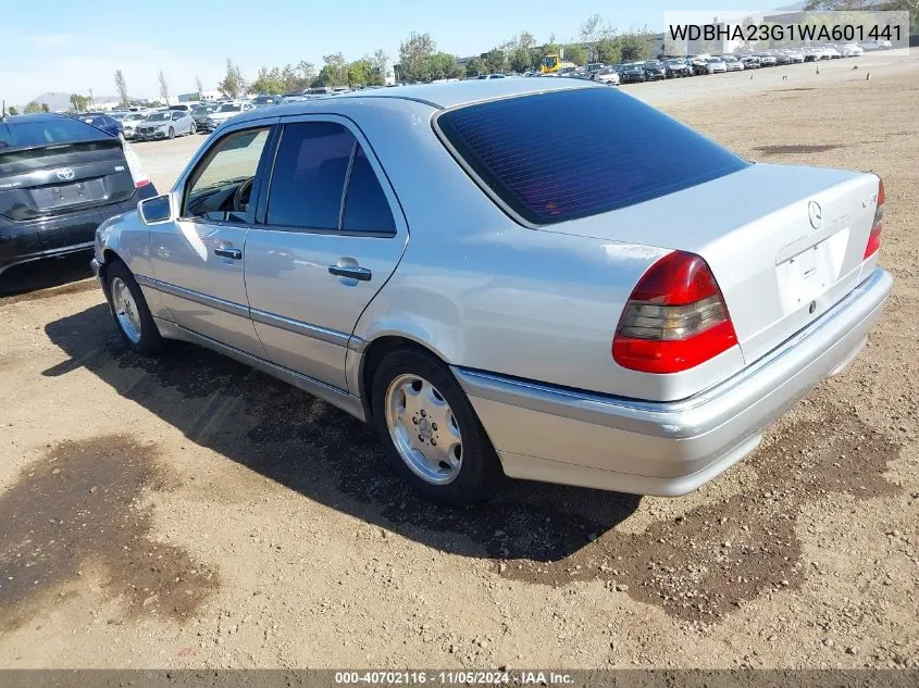 1998 Mercedes-Benz C 230 VIN: WDBHA23G1WA601441 Lot: 40702116