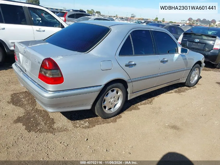 1998 Mercedes-Benz C 230 VIN: WDBHA23G1WA601441 Lot: 40702116