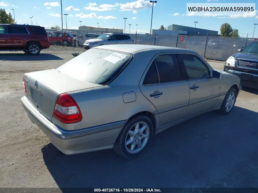 1998 Mercedes-Benz C 230 VIN: WDBHA23G6WA599895 Lot: 40726716