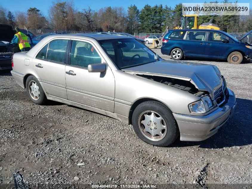 1998 Mercedes-Benz C 230 VIN: WDBHA23G5WA589259 Lot: 40845219