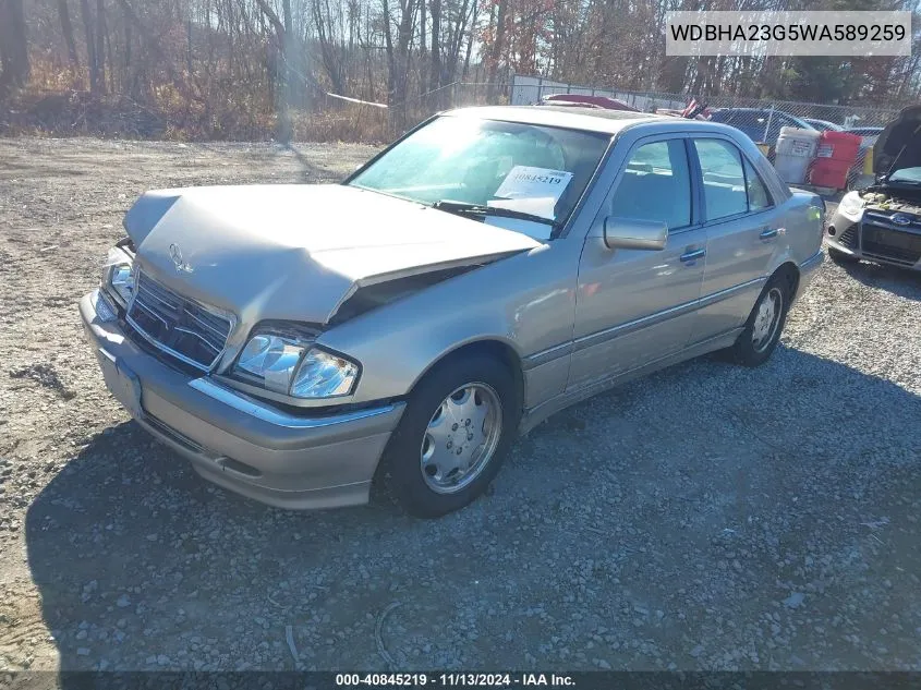 1998 Mercedes-Benz C 230 VIN: WDBHA23G5WA589259 Lot: 40845219