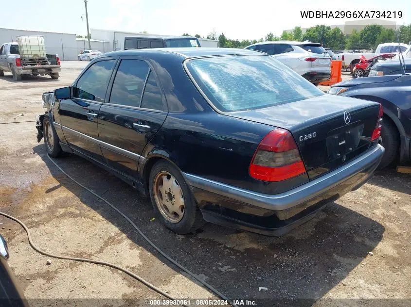 1999 Mercedes-Benz C 280 VIN: WDBHA29G6XA734219 Lot: 39980061