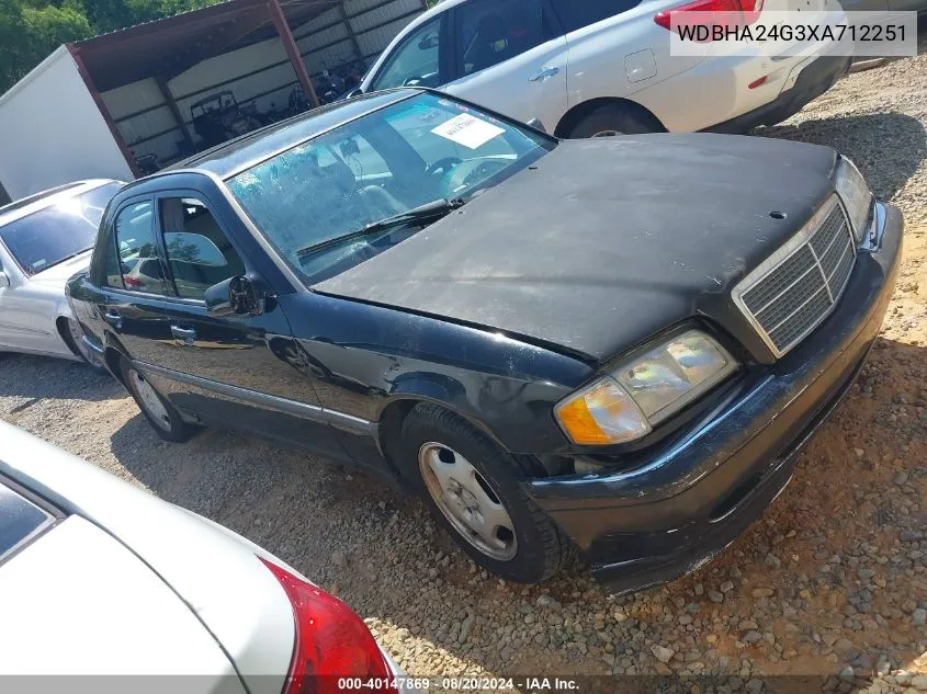 1999 Mercedes-Benz C 230 Kompressor VIN: WDBHA24G3XA712251 Lot: 40147869