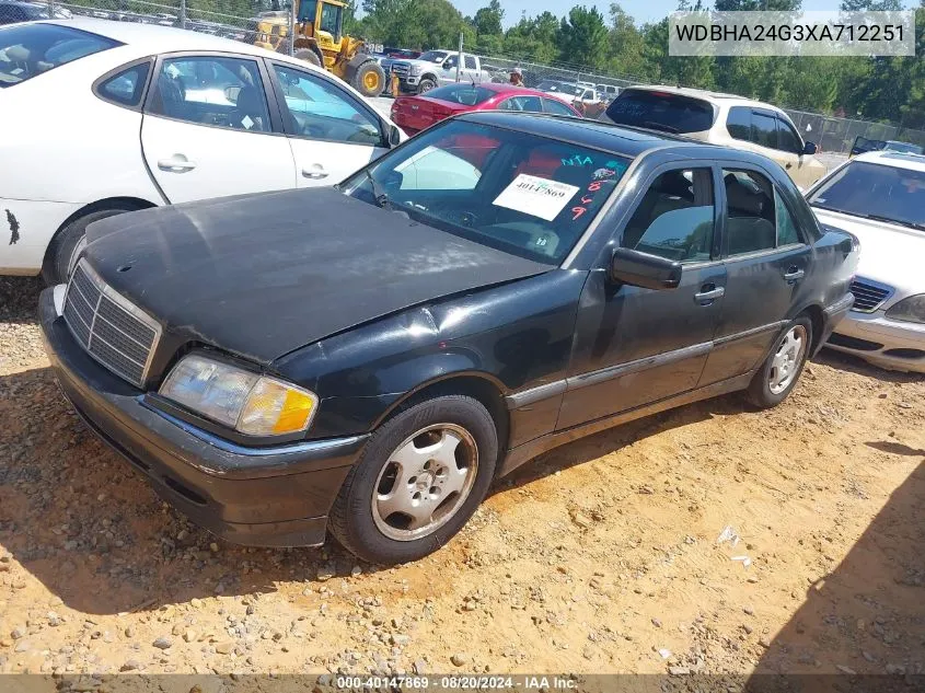 1999 Mercedes-Benz C 230 Kompressor VIN: WDBHA24G3XA712251 Lot: 40147869