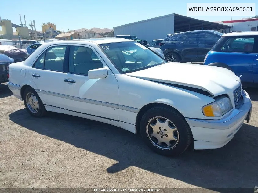 1999 Mercedes-Benz C 280 VIN: WDBHA29G8XA695651 Lot: 40265367