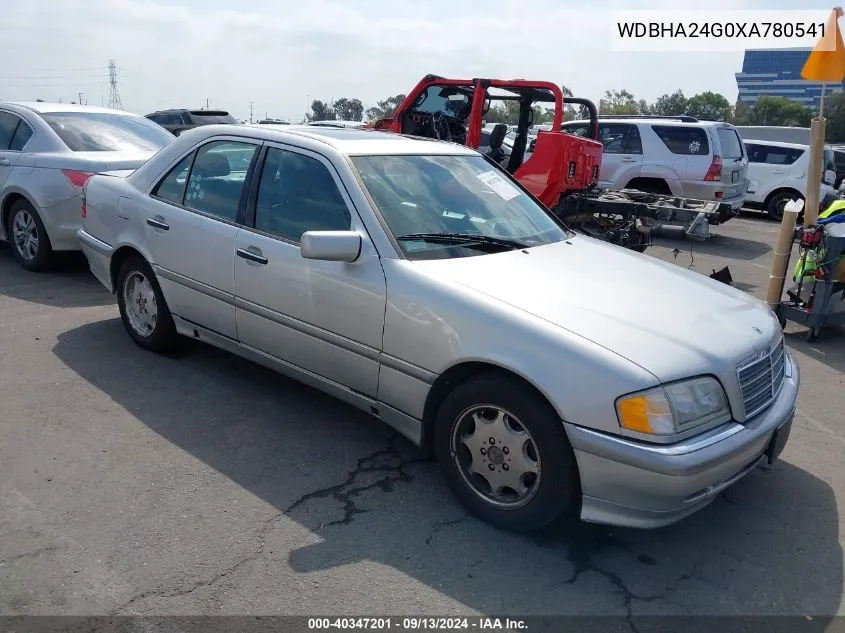 1999 Mercedes-Benz C 230 Kompressor VIN: WDBHA24G0XA780541 Lot: 40347201