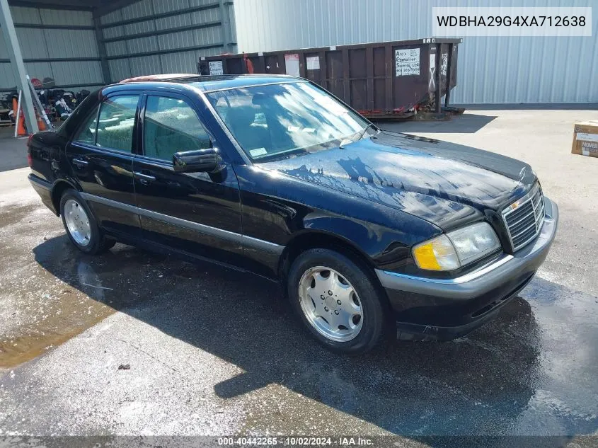 1999 Mercedes-Benz C 280 VIN: WDBHA29G4XA712638 Lot: 40442265