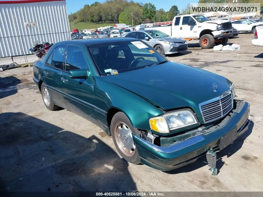 1999 Mercedes-Benz C 230 VIN: WDBHA24G9XA751071 Lot: 40525881