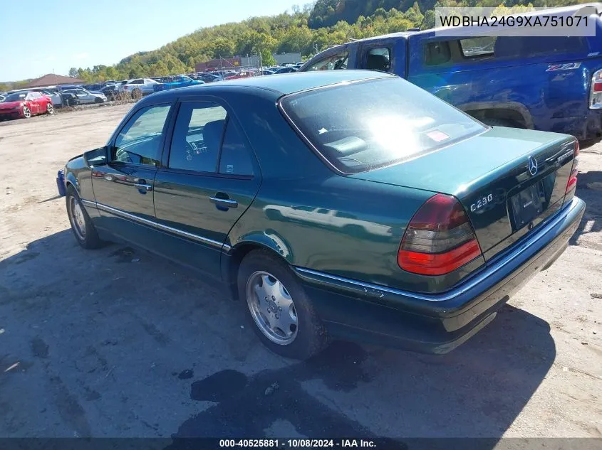 1999 Mercedes-Benz C 230 VIN: WDBHA24G9XA751071 Lot: 40525881