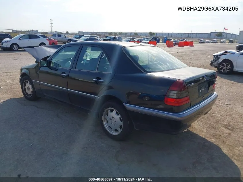 1999 Mercedes-Benz C 280 VIN: WDBHA29G6XA734205 Lot: 40565097