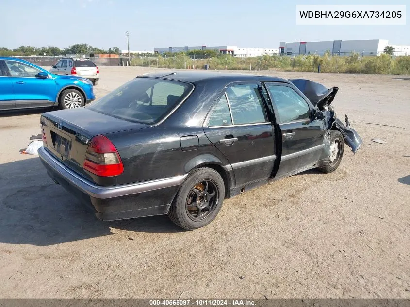 1999 Mercedes-Benz C 280 VIN: WDBHA29G6XA734205 Lot: 40565097