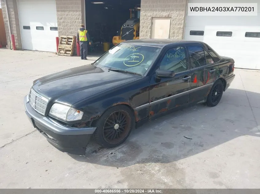 1999 Mercedes-Benz C 230 Kompressor VIN: WDBHA24G3XA770201 Lot: 40686556