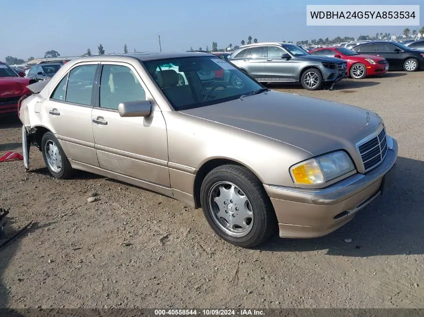 2000 Mercedes-Benz C 230 Kompressor VIN: WDBHA24G5YA853534 Lot: 40558544