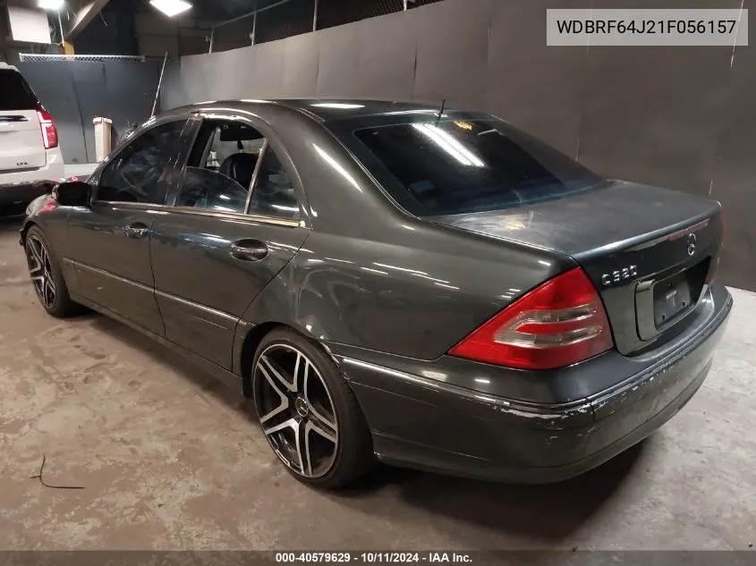 2001 Mercedes-Benz C 320 VIN: WDBRF64J21F056157 Lot: 40579629