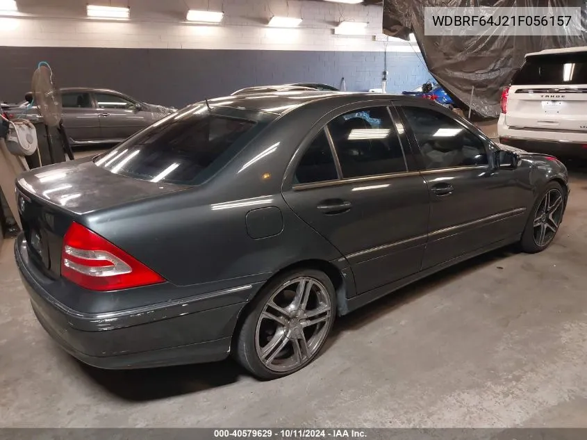 2001 Mercedes-Benz C 320 VIN: WDBRF64J21F056157 Lot: 40579629