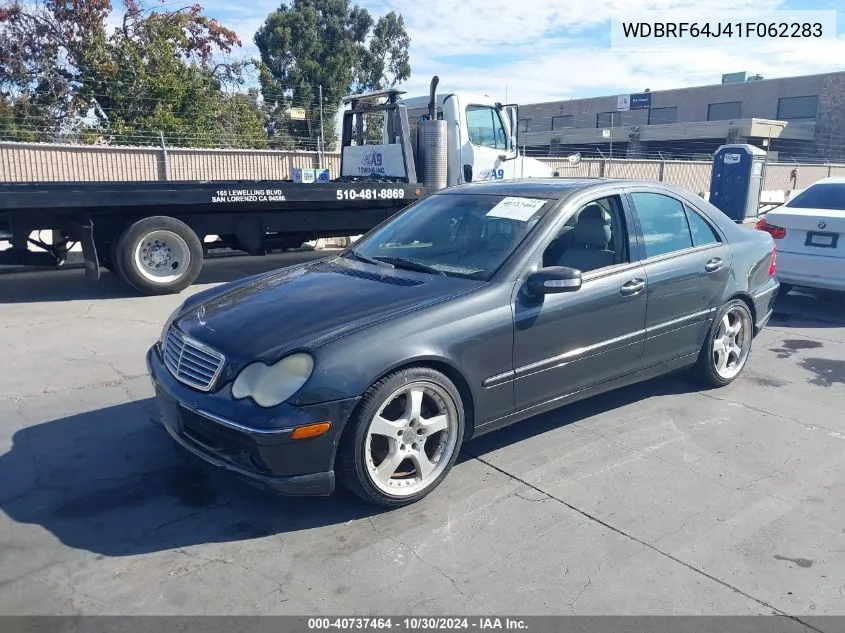 2001 Mercedes-Benz C 320 VIN: WDBRF64J41F062283 Lot: 40737464