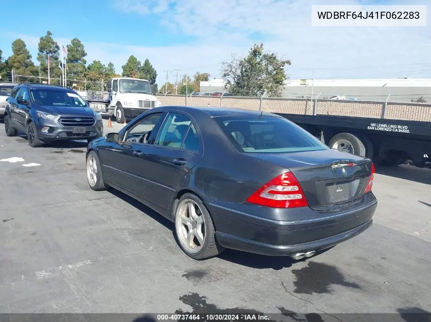 2001 Mercedes-Benz C 320 VIN: WDBRF64J41F062283 Lot: 40737464