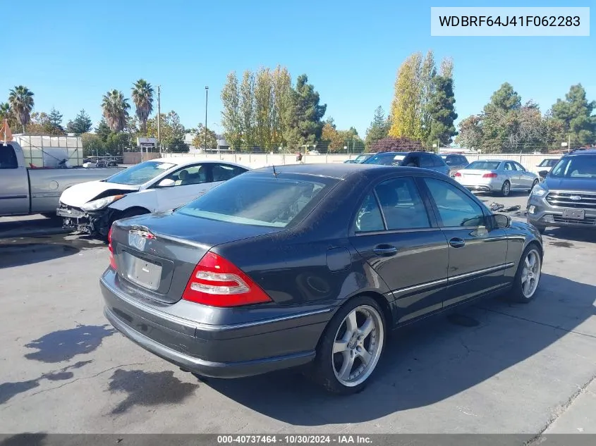 2001 Mercedes-Benz C 320 VIN: WDBRF64J41F062283 Lot: 40737464