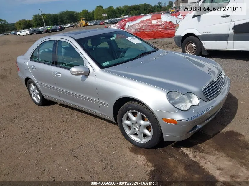 2002 Mercedes-Benz C 320 VIN: WDBRF64J62F271011 Lot: 40366986