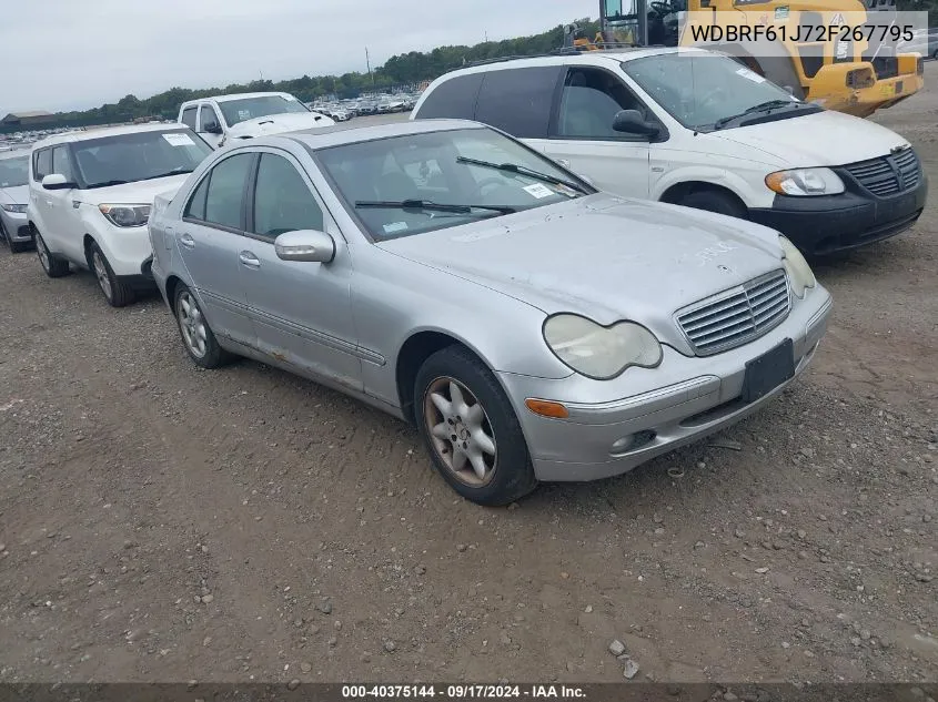 2002 Mercedes-Benz C 240 VIN: WDBRF61J72F267795 Lot: 40375144