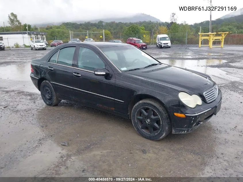 2002 Mercedes-Benz C 240 VIN: WDBRF61J32F291169 Lot: 40458570