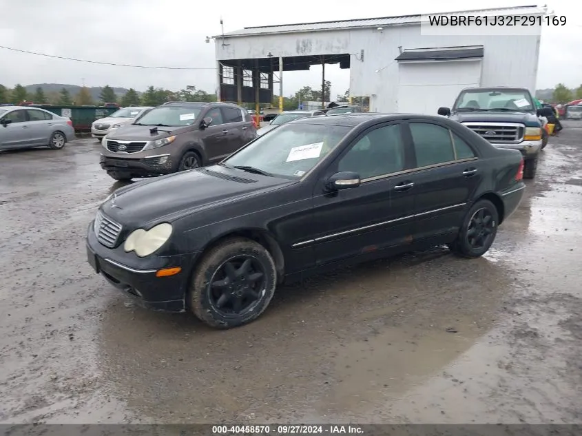 2002 Mercedes-Benz C 240 VIN: WDBRF61J32F291169 Lot: 40458570