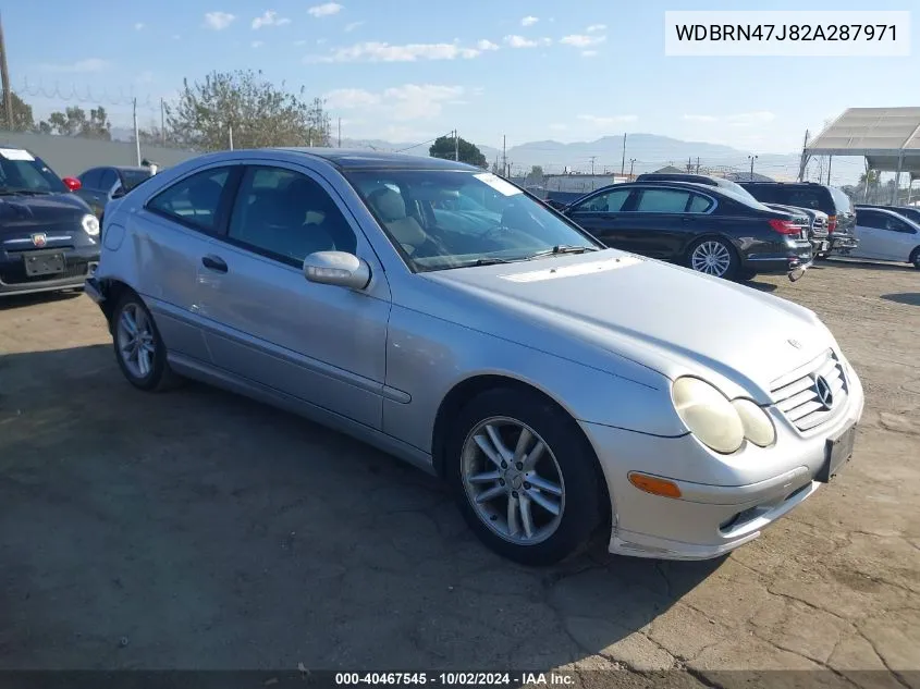 2002 Mercedes-Benz C 230 VIN: WDBRN47J82A287971 Lot: 40467545