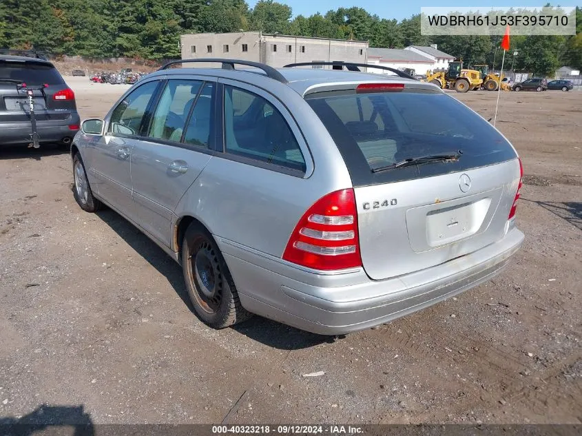 2003 Mercedes-Benz C 240 VIN: WDBRH61J53F395710 Lot: 40323218