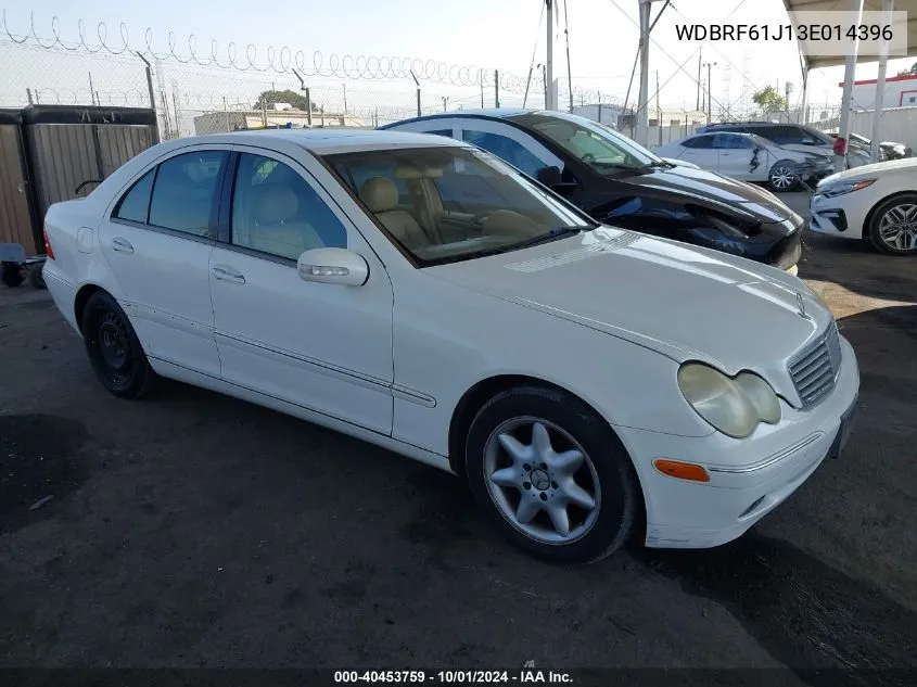 2003 Mercedes-Benz C 240 VIN: WDBRF61J13E014396 Lot: 40453759