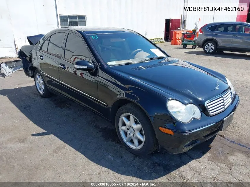 2004 Mercedes-Benz C 240 4Matic VIN: WDBRF81JX4F462160 Lot: 39810355