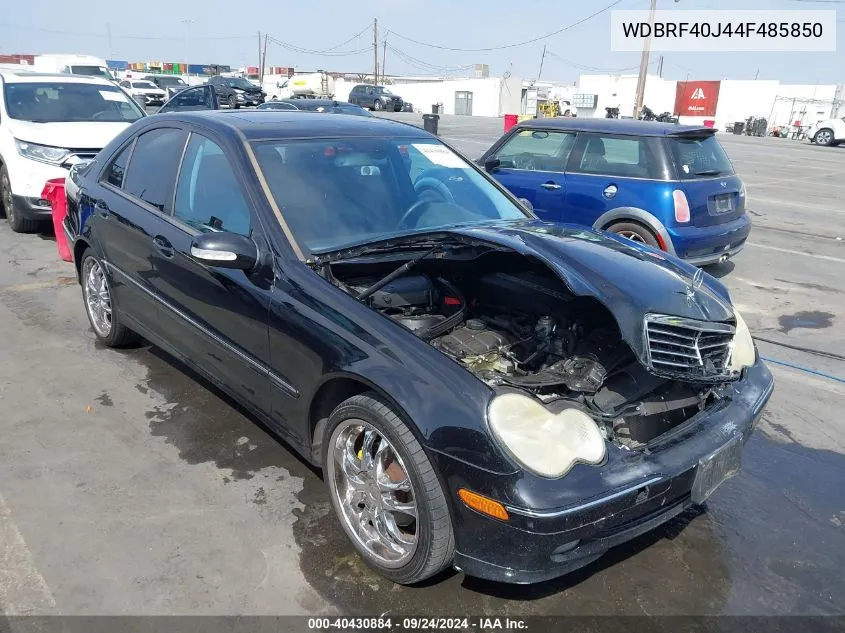 2004 Mercedes-Benz C 230 Kompressor Sport/Sport VIN: WDBRF40J44F485850 Lot: 40430884