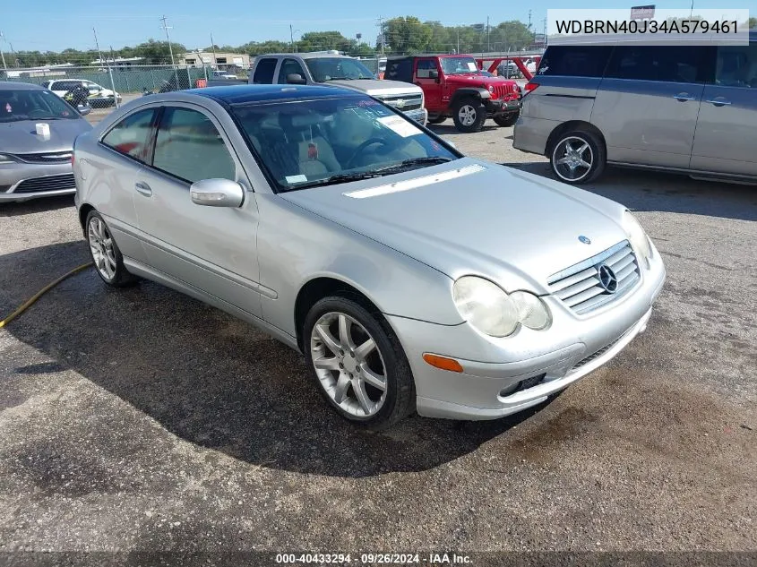 2004 Mercedes-Benz C 230K Sport Coupe VIN: WDBRN40J34A579461 Lot: 40433294