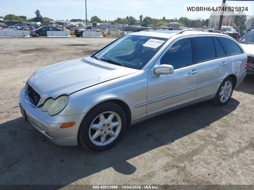 2004 Mercedes-Benz C 320 VIN: WDBRH64J74F525824 Lot: 40513999