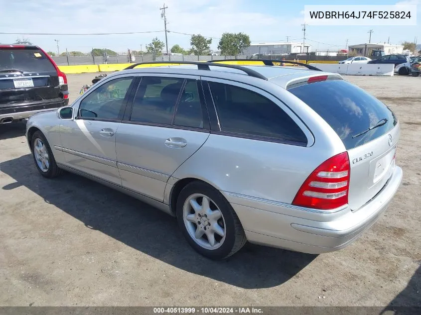 2004 Mercedes-Benz C 320 VIN: WDBRH64J74F525824 Lot: 40513999