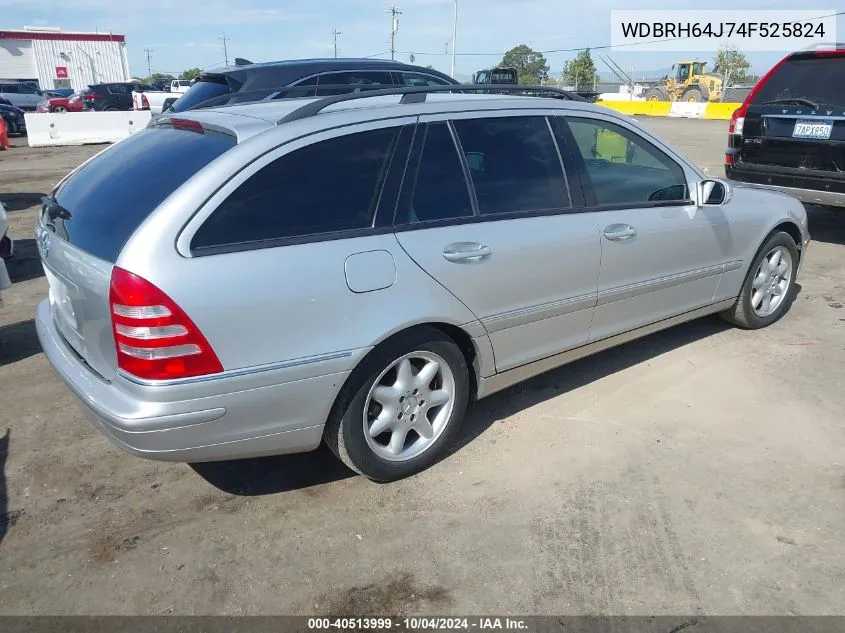 2004 Mercedes-Benz C 320 VIN: WDBRH64J74F525824 Lot: 40513999