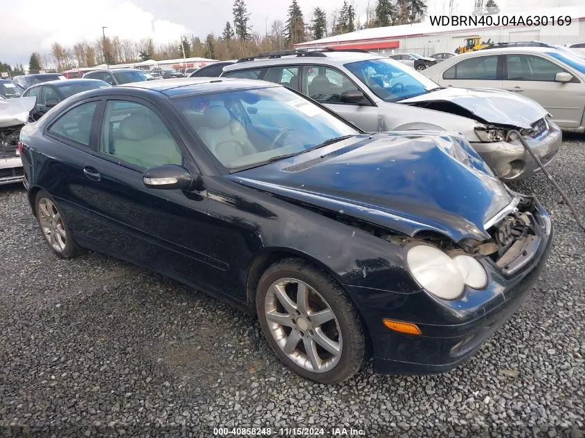 2004 Mercedes-Benz C-Class 1.8L VIN: WDBRN40J04A630169 Lot: 40858248