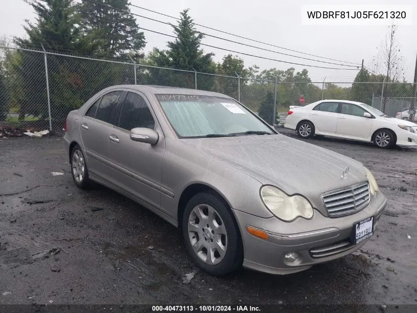 2005 Mercedes-Benz C 240 4Matic VIN: WDBRF81J05F621320 Lot: 40473113