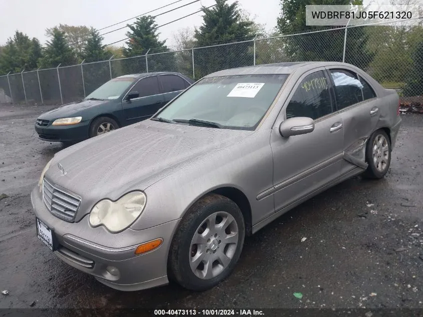 2005 Mercedes-Benz C 240 4Matic VIN: WDBRF81J05F621320 Lot: 40473113