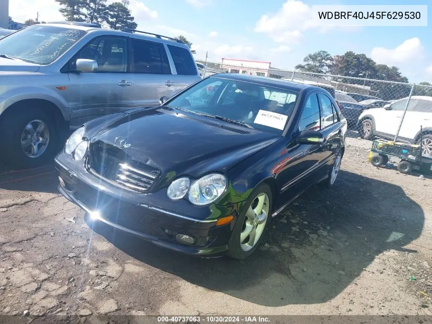 2005 Mercedes-Benz C 230 Kompressor Sport VIN: WDBRF40J45F629530 Lot: 40737063