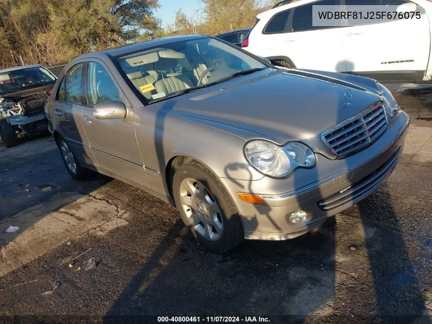 2005 Mercedes-Benz C 240 Luxury 4Matic VIN: WDBRF81J25F676075 Lot: 40800461