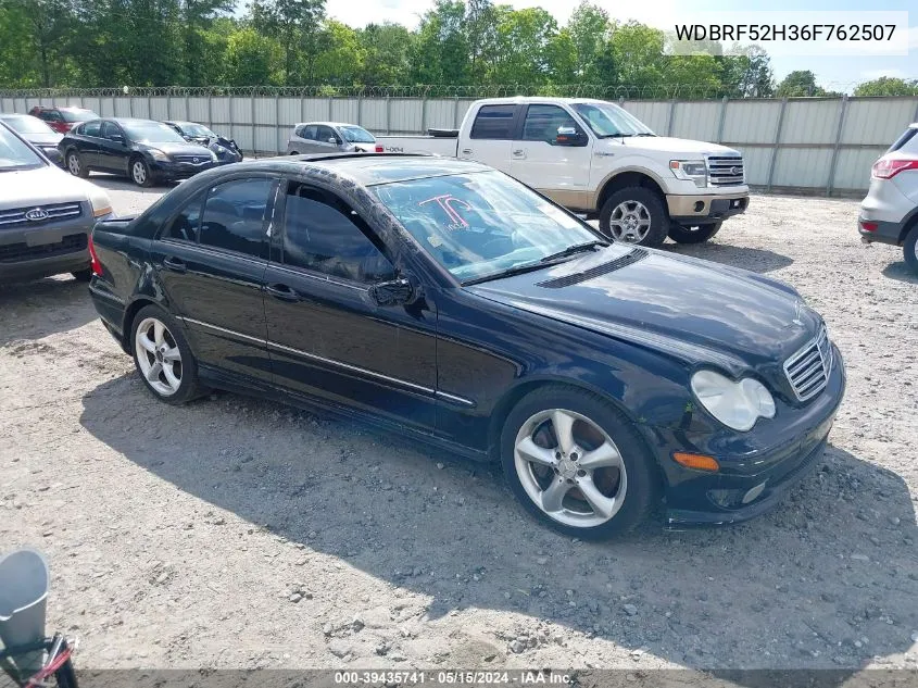 2006 Mercedes-Benz C 230 Sport VIN: WDBRF52H36F762507 Lot: 39435741