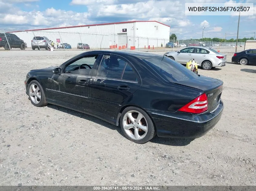 WDBRF52H36F762507 2006 Mercedes-Benz C 230 Sport