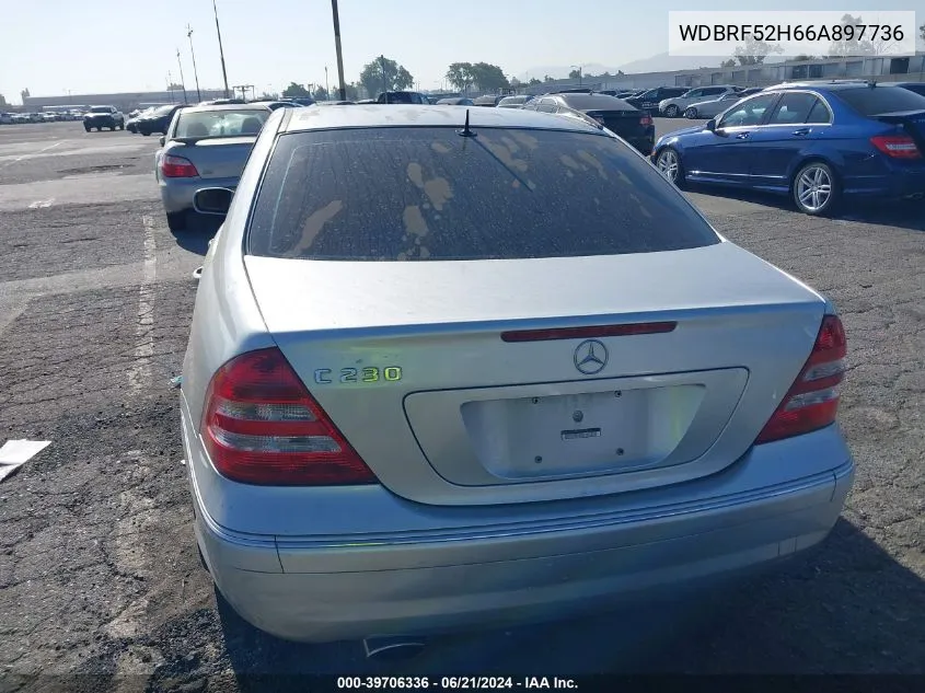 2006 Mercedes-Benz C 230 VIN: WDBRF52H66A897736 Lot: 39706336