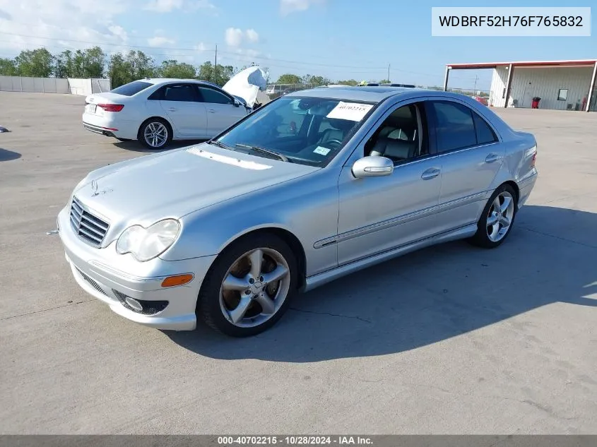 WDBRF52H76F765832 2006 Mercedes-Benz C 230 Sport